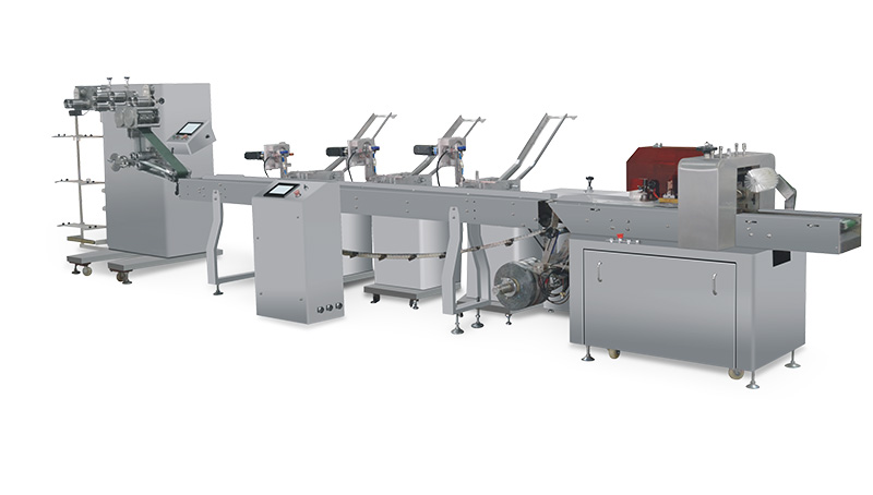 全自動(dòng)餐具、紙巾包裝機(jī)